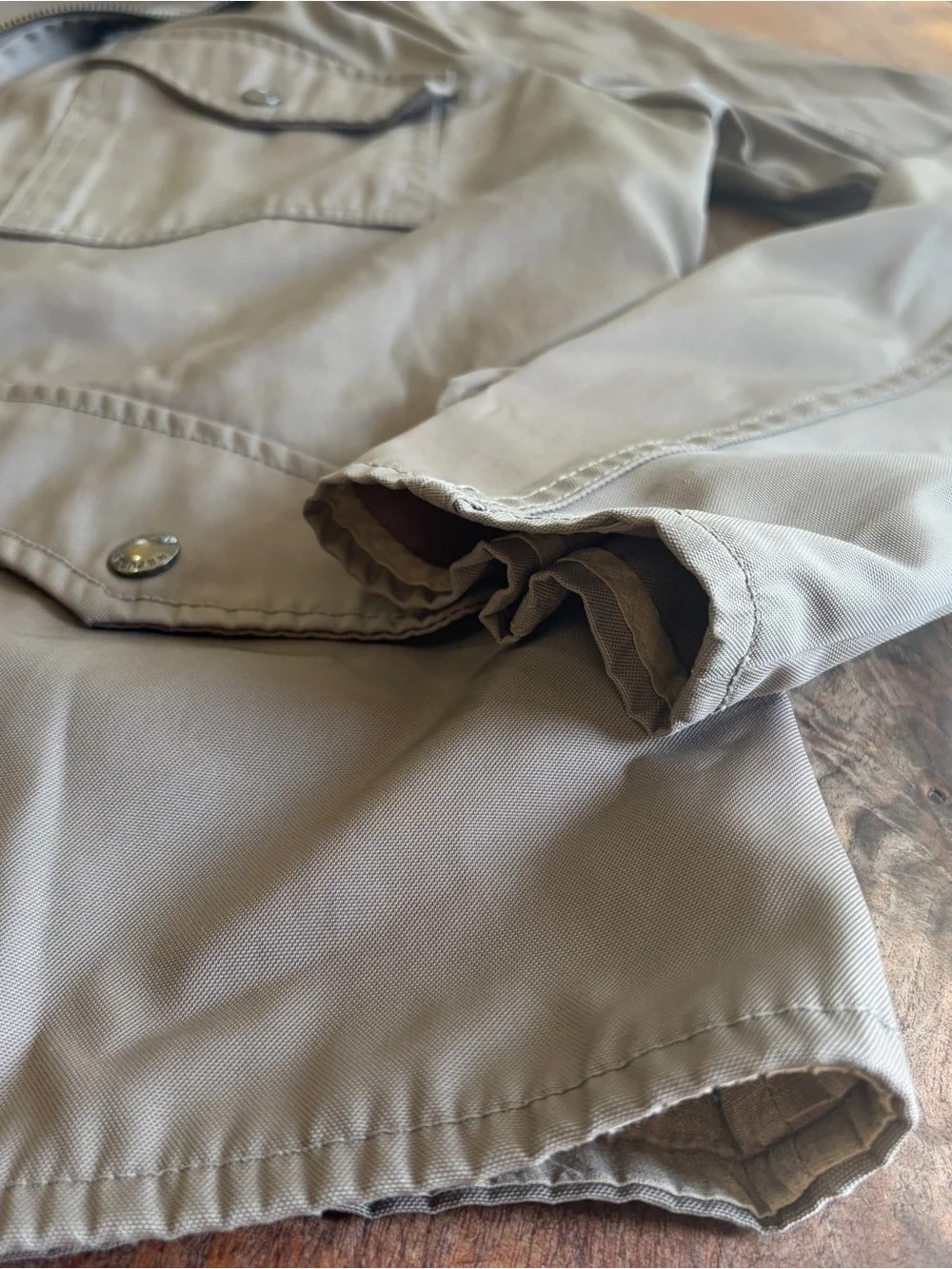 Banana Republic Men's Olive-Taupe Military Field Jacket excellent! Medium